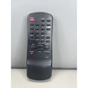 Emerson Magnavox Sylvania Funai VCR TV Remote Control N9377 Vhs